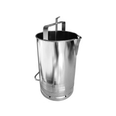 Bidon inox cu plutitor pentru măsurarea laptelui, 20 L