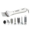 Uscator de Par Profesional 8 in 1 cu Ondulator, 1000W, 7 Accesorii, 3 Temp, Rotire 360&deg;