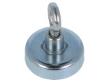 Magnet fix ferită 40N 25mm cu ochi ELESA GANTER