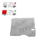 Segment reparatie aripa spate Mercedes Vito/ Viano (W639), 01.2003-2014, model: lungime, montare spate, dreapta, galvanizat; element superior; pana l