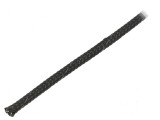 Trese din poliester &Oslash;tresă de 3mm, culoare neagră