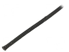 Trese din poliester &Oslash;tresă de 3mm, culoare neagră