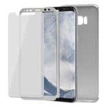 Cumpara ieftin Husa 360 FullBody Argintie MyStyle pentru Samsung Galaxy S8 Plus, Protectie Completa Fata Spate, Rezistenta la Socuri, Zgarieturi si Praf