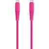 Cablu Date si Incarcare USB-C - USB-C Setty, 18W, 1.5m, Roz KSC-C-1.526, Universal