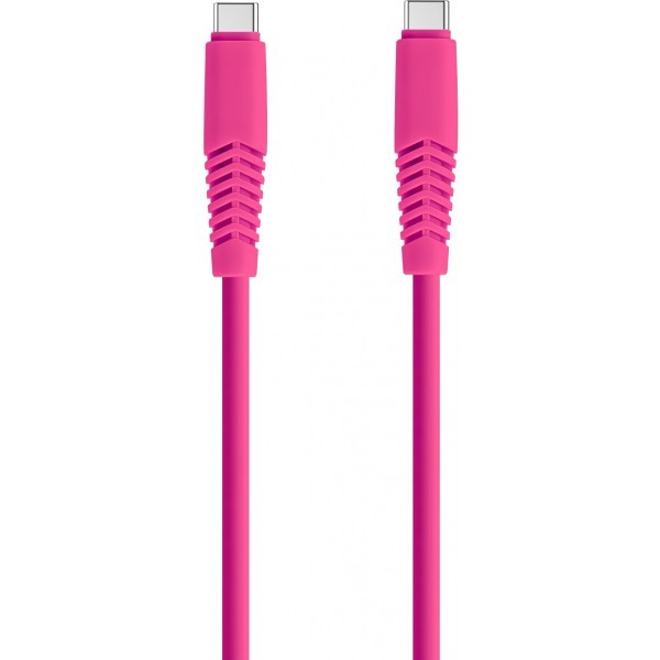 Cablu Date si Incarcare USB-C - USB-C Setty, 18W, 1.5m, Roz KSC-C-1.526