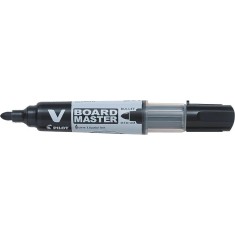 Marker pentru Tabla Pilot Vboard Master, Varf Rotund, 6 mm Negru foto