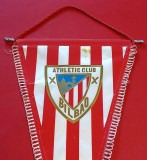 Fanion fotbal - ATHLETIC CLUB BILBAO (Spania) dimensiuni mari 44x24 cm