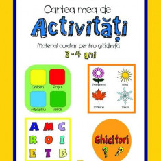 Cartea mea de activități 3-4 ani - Paperback - Mara Neacșu - Pescăruș