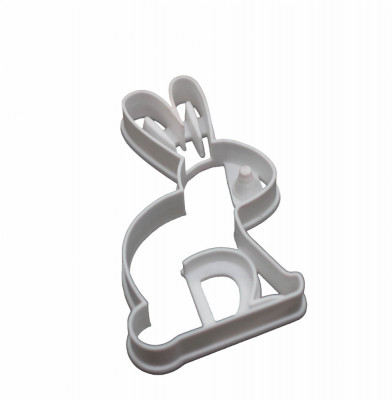 Easter s cookie cutter - Sitting rabbit foto