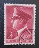 Germania (Deutsches Reich) 1942 &bdquo;Aniversarea de Naștere a lui Adolf Hitler (20. APRIL 1942)&rdquo; (12 + 38) Ștampilat -B Cod: -SW13