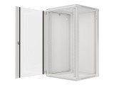 Dulap Rack 19 Perete 22U 600x600 Lanberg Usa Sticla Gri Flat Pack