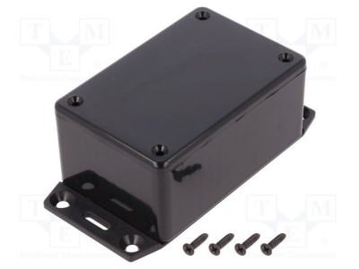 Carcasă universală HAMMOND ABS neagră IP54 56mm x 85mm x 40mm 1591 foto