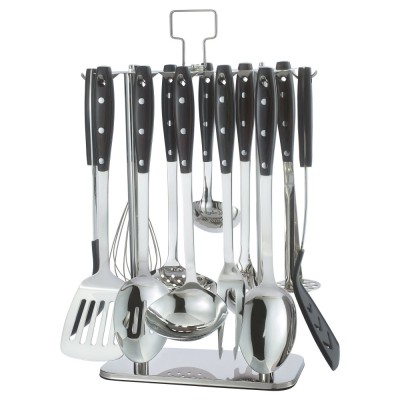 Set ustensile bucatarie din inox, 13 piese - Zokura foto