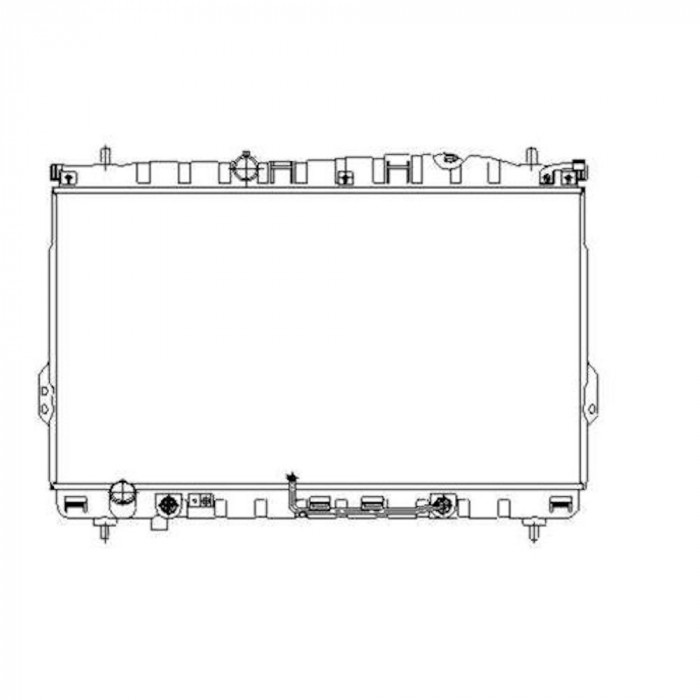 Radiator racire Hyundai Trajet (Fo), 09.1999-06.2006, Motorizare 2.0 100/103kw; 2, 0 Crdi 83kw, 2, 7 V6 127kw Diesel/Benzina, tip climatizare Cu/fara