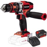 Einhell TE-CD 18/48 Li-i PXC + Starter Kit - Masina de gaurit si insurubat cu percutie 48 Nm + Set 1 acumulator si incarcator Li-Ion 18 V 4 Ah