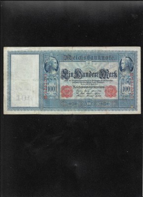 Germania 100 marci 1910 seria9242053 foto