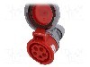 Conector alimentare AC, IEC 60309, IP67, 16A, 400V AC, 5 pini, PCE - 2152-6TT