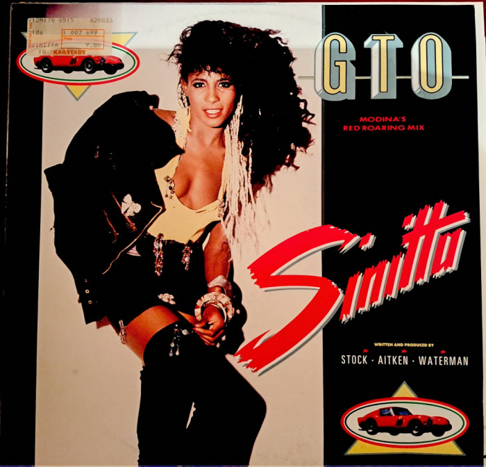 Disc Vinil MAXI Sinitta - GTO-Chic Fanfare Records- 6.20833 AE