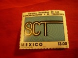 Serie Mexico 1983 - Transporturi si Comunicatii , 1 valoare