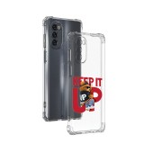 Husa antisoc pentru motorola moto g62, airbag pro, clear, keep it up