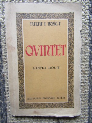 IULIU I. ROSCA , QVINTET foto