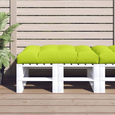 vidaXL Pernă de paleți, verde aprins, 120x80x12 cm, material textil foto
