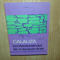 CALAUZA CONFECTIONERULUI DE IMBRACAMINTE -ING.C.POPESCU ANUL 1972