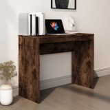 VidaXL Birou, stejar fumuriu, 90x40x72 cm, lemn prelucrat