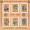 Kyrgyzstan 2005 - 50 ani Europa CEPT,serie 6 valori nedantelate in bloc,MNH.Mi.44B