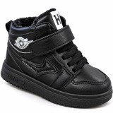 Cumpara ieftin Pantofi sport imblaniti, Model Black Style, Negru, Baieti, Piele ecologica