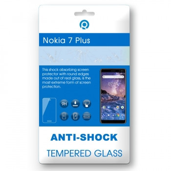 Nokia 7 Plus (TA-1046, TA-1055) Sticlă securizată 3D neagră foto