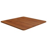Cumpara ieftin Blat de masa patrat maro inchis 60x60x1,5 cm lemn stejar tratat