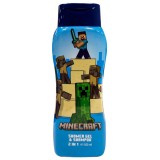 Gel de Dus si Sampon 2-in-1 pentru Copii, Lorenay, Minecraft, Hipoalergenic, Aroma Fructe, 500ml
