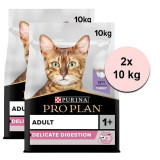 PURINA PRO PLAN CAT DELICATE DIGESTION Turkey 2 x 10 kg