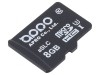 Card de Memorie Industrială aSLC microSDHC 8GB Temperatură -25&divide;85&deg;C