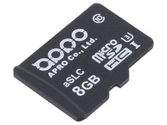 Card de Memorie Industrială aSLC microSDHC 8GB Temperatură -25&divide;85&deg;C