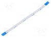 Banda FFC, 6 pini, lungime 76mm, seria FFC5-TIN, GCT - 05-06-A-0076-A-4-06-4-T