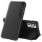 Husa Samsung Galaxy A52 5G Eco Leather View flip tip carte, negru