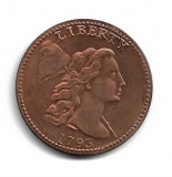 USA Cent - LIBERTY CAP 1793 - Replica Muzeu, Europa, Cupru-Nichel