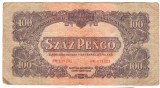 SV * Ungaria 100 PENGO 1944 * Comandamentul Armatei Rosii * Ocup. Sovietica WWII