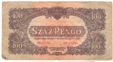 SV * Ungaria 100 PENGO 1944 * Comandamentul Armatei Rosii * Ocup. Sovietica WWII