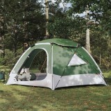 vidaXL Cort cu dom și plapumă detașabilă Verde 8 persoane 42017376