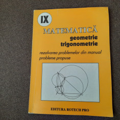 Matematica. Geometrie si trigonometrie clasa a IX-a. Rezolvarea problemelor 27/0