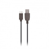 Cablu de date Fast Charge 2A MAXLIFE MicroUSB, 1m, Negru, Blister
