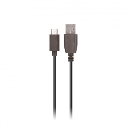 Cablu de date Fast Charge 2A MAXLIFE MicroUSB, 1m, Negru, Blister