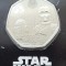 50 pence 2023 Marea Britanie, R2-D2 and C-3PO, Star Wars, Bunc, Coincard, km#2443