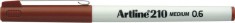 Liner Artline 210, v&amp;acirc;rf fetru 0.6mm foto