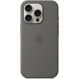 Husa de protectie Apple Silicone Case with MagSafe pentru iPhone 16 Pro - Stone Gray