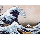 Puzzle Eurographics - Katsushika Hokusai: Super Welle in Kanagawa, 1000 piese