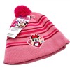 Caciula Fete Minnie Mouse Roz, Captuseala Blana Sintetica - Accesorii Copii Iarna